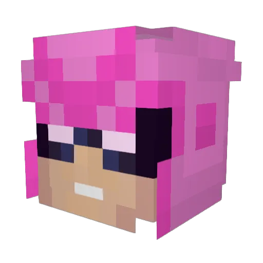 ya_liek_jazz Minecraft avatar head, 3D render