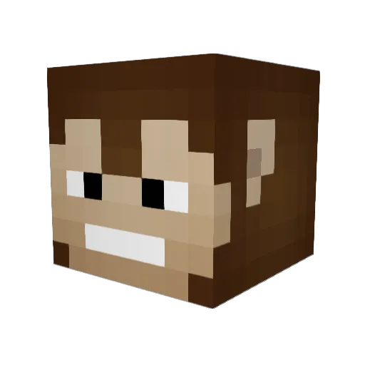 yaboikev02 Minecraft avatar head, 3D render