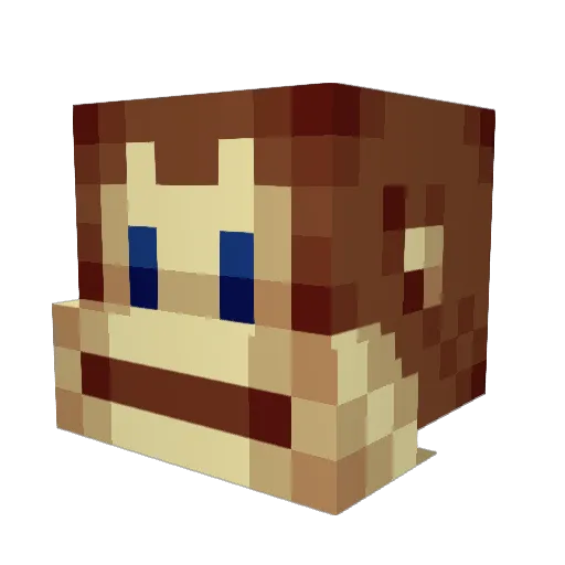 yaboiz0k0 Minecraft avatar head, 3D render