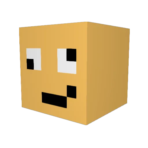 yaboyeugene Minecraft avatar head, 3D render