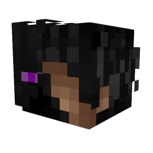 yacine95BBL Minecraft avatar head, 3D render