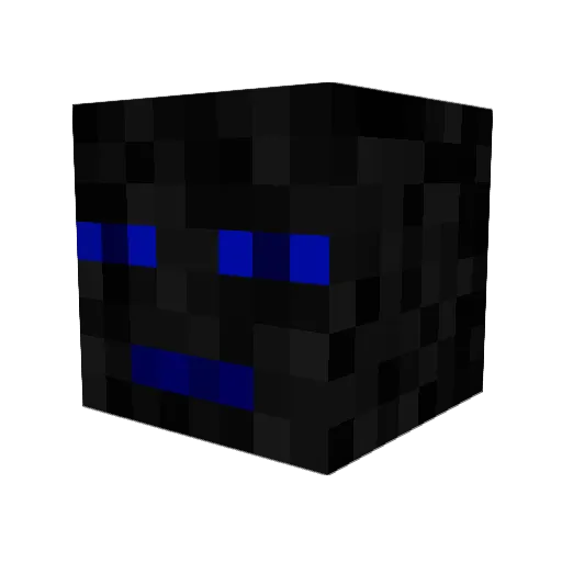 yacniK Minecraft avatar head, 3D render