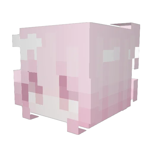 yadaliee Minecraft avatar head, 3D render