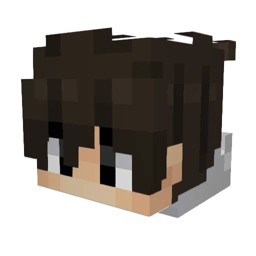 yadirNashe Minecraft avatar head, 3D render