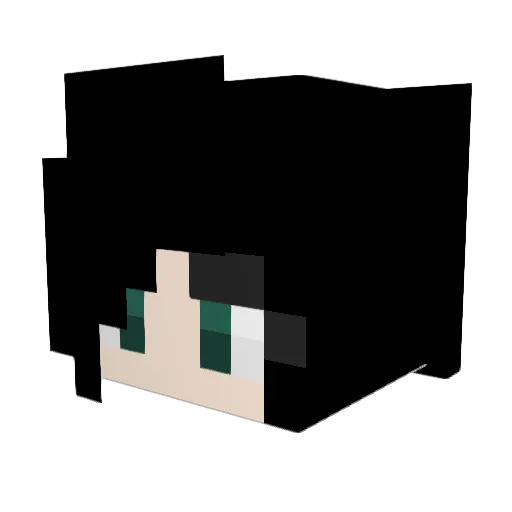 yadira_13 Minecraft avatar head, 3D render