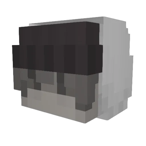 yafavethan Minecraft avatar head, 3D render