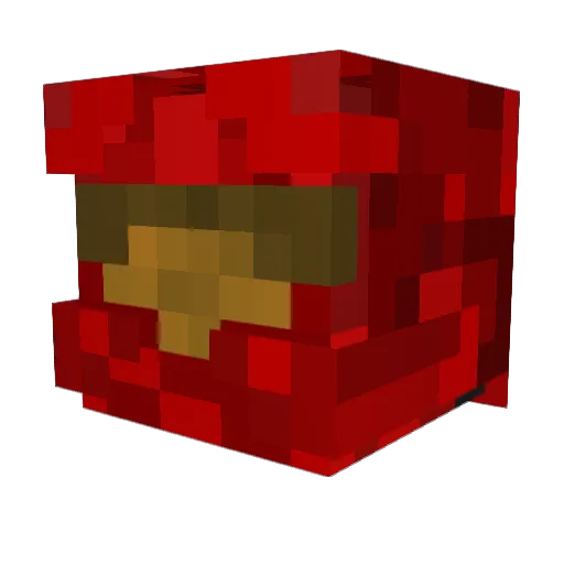yafo Minecraft avatar head, 3D render