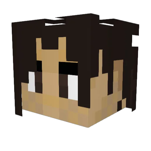 yagel_s Minecraft avatar head, 3D render