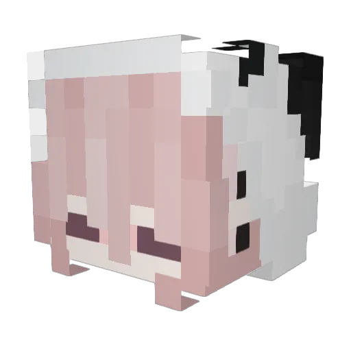 yaggs12 Minecraft avatar head, 3D render
