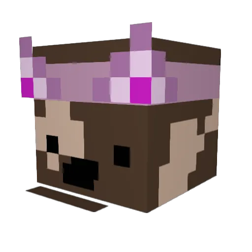 yagu___ Minecraft avatar head, 3D render