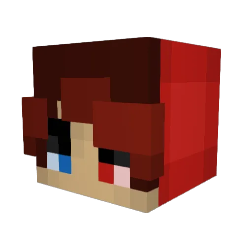 yahel193 Minecraft avatar head, 3D render