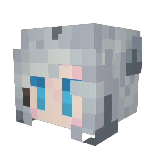 yahha_88 Minecraft avatar head, 3D render