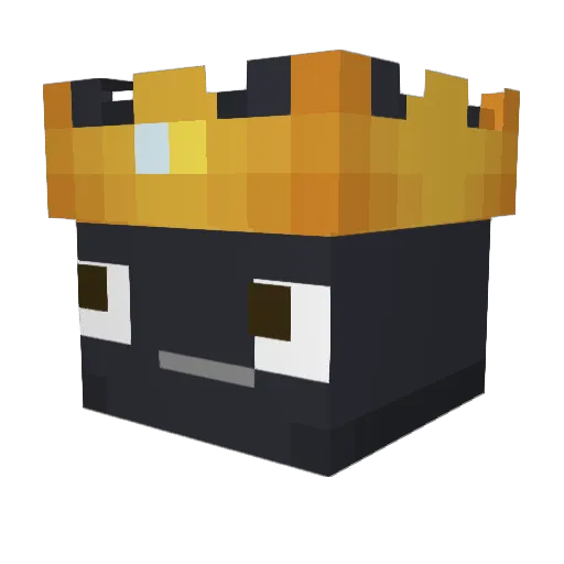 yahoo_1014 Minecraft avatar head, 3D render
