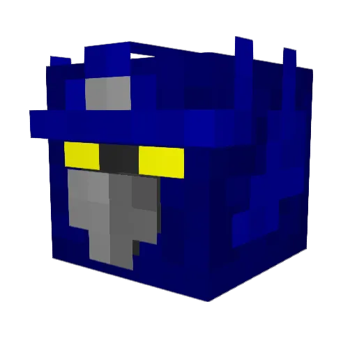 yahop Minecraft avatar head, 3D render