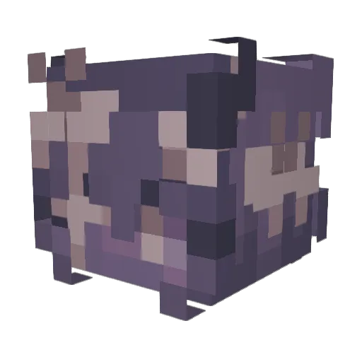 yaille Minecraft avatar head, 3D render