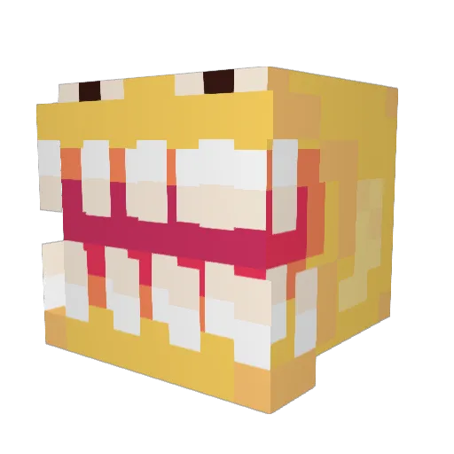 yaimthatcool Minecraft avatar head, 3D render