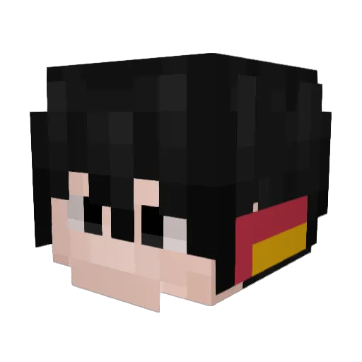 yairtep Minecraft avatar head, 3D render