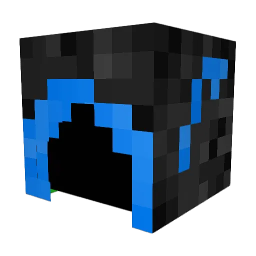 yakamahara Minecraft avatar head, 3D render