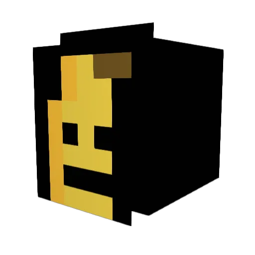 yake333 Minecraft avatar head, 3D render