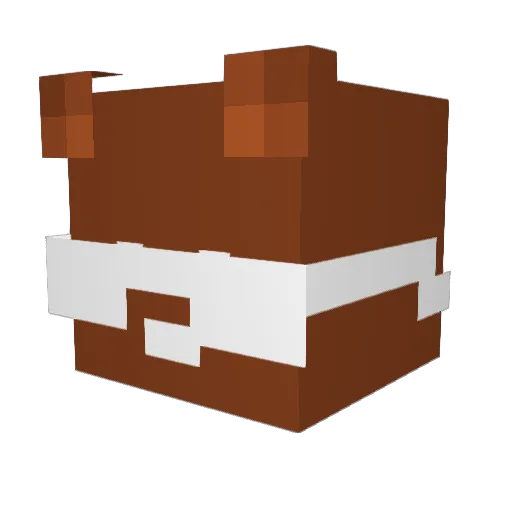 yakeya29 Minecraft avatar head, 3D render