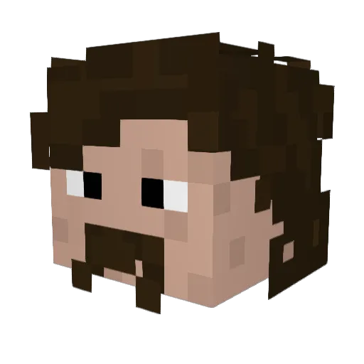 yakflyer Minecraft avatar head, 3D render