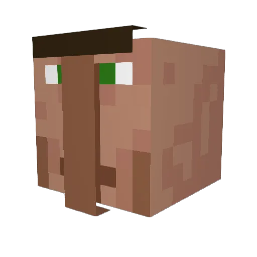 yakoww1 Minecraft avatar head, 3D render