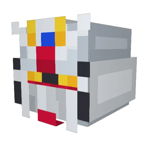 yakupipo Minecraft avatar head, 3D render