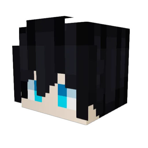 yakuts9 Minecraft avatar head, 3D render