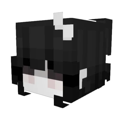 yakxia Minecraft avatar head, 3D render