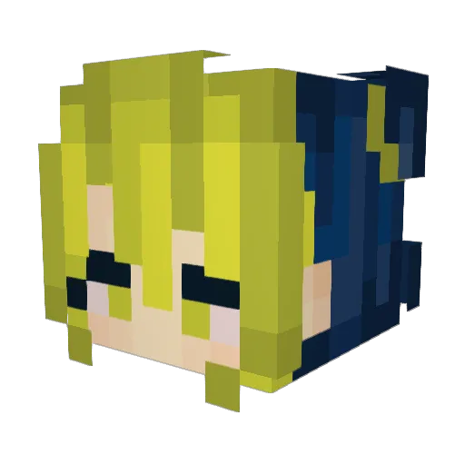 yalin94666 Minecraft avatar head, 3D render