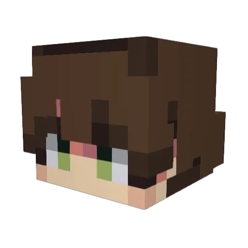 yallasababa Minecraft avatar head, 3D render