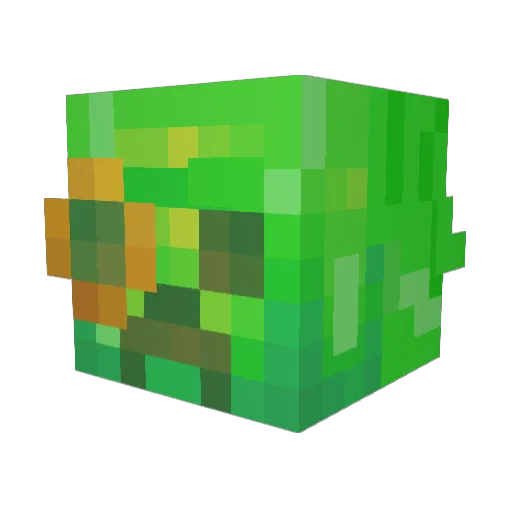 yalniph Minecraft avatar head, 3D render