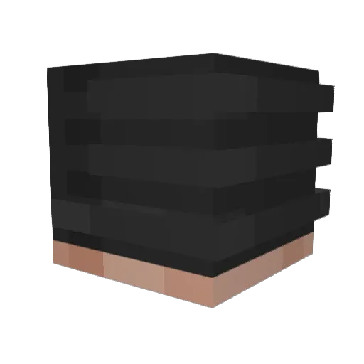 yama_1129 Minecraft avatar head, 3D render