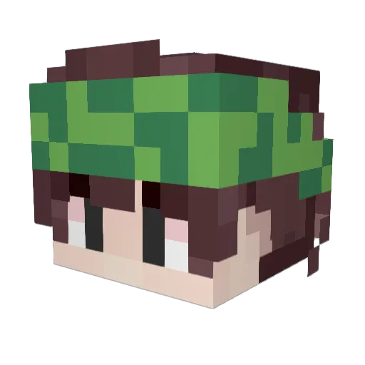 yamak493 Minecraft avatar head, 3D render