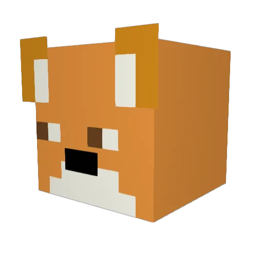 yamama3 Minecraft avatar head, 3D render