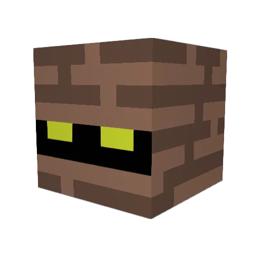 yamamm1 Minecraft avatar head, 3D render