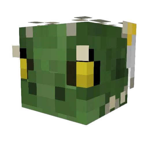 yamamoto1 Minecraft avatar head, 3D render