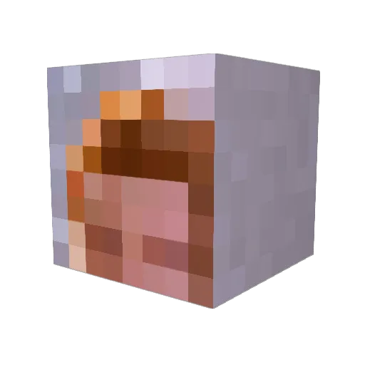 yaman1903 Minecraft avatar head, 3D render