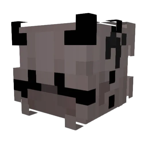 yamarigg Minecraft avatar head, 3D render