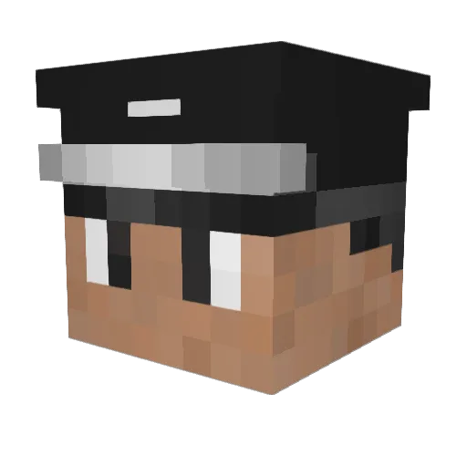 yamasyun5 Minecraft avatar head, 3D render