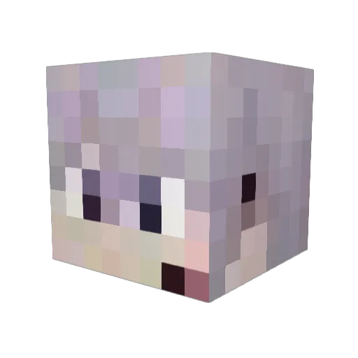 yamati0914 Minecraft avatar head, 3D render