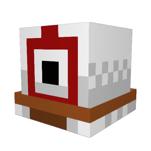 yamato03 Minecraft avatar head, 3D render