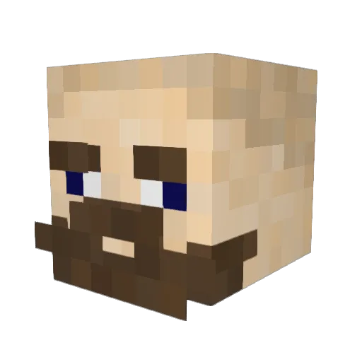 yamatohayato Minecraft avatar head, 3D render