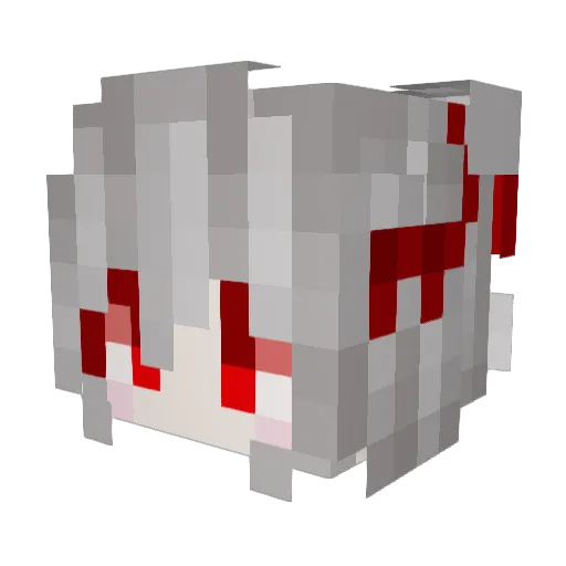 yamette01 Minecraft avatar head, 3D render