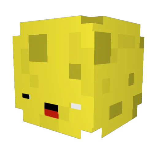 yami_ytb Minecraft avatar head, 3D render