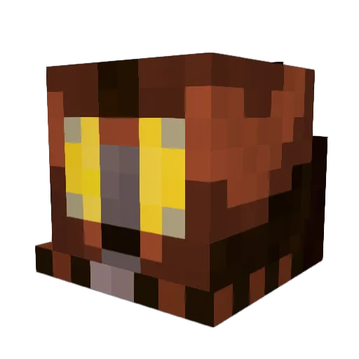 yamiihead Minecraft avatar head, 3D render