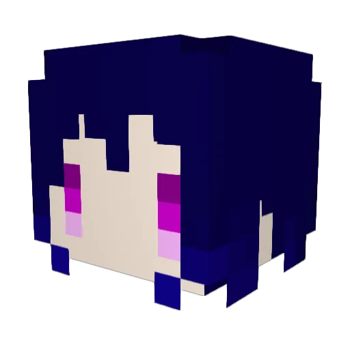 yamiy2133 Minecraft avatar head, 3D render