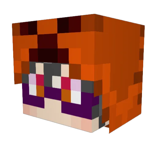 yan0201 Minecraft avatar head, 3D render
