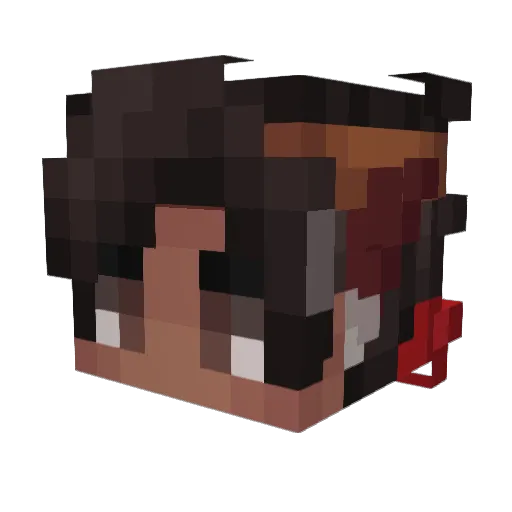 yan_andrew Minecraft avatar head, 3D render