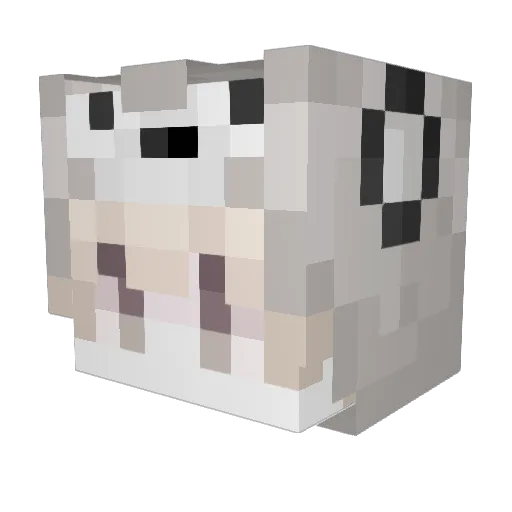 yan_zi0801 Minecraft avatar head, 3D render